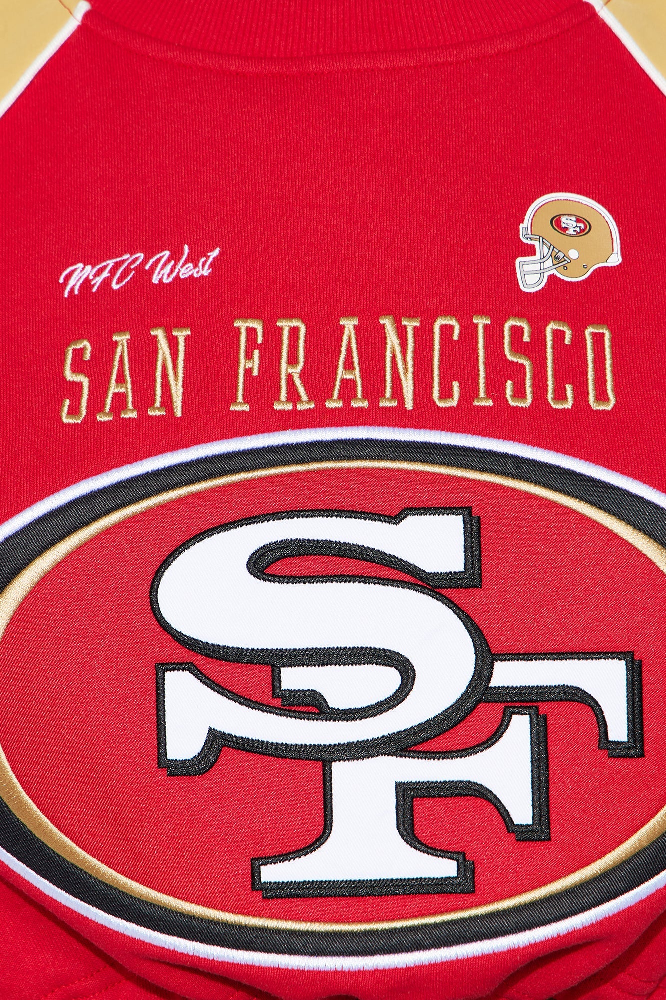 NFL 49ers Crew Neck Sweatshirt - Red