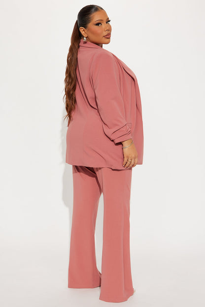 The Celine Blazer - Rose