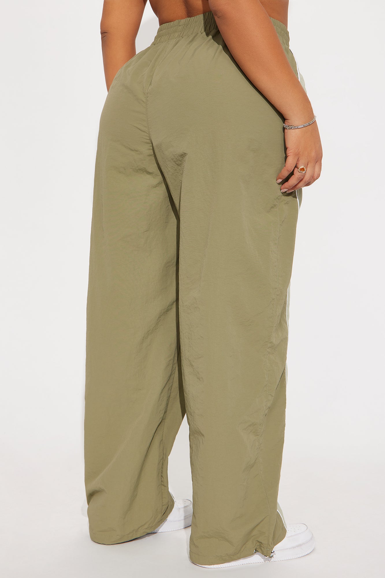 New Era Colorblock Track Pant - Sage