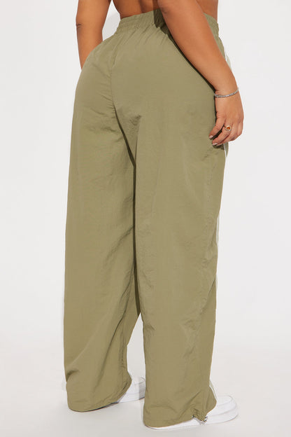 New Era Colorblock Track Pant - Sage