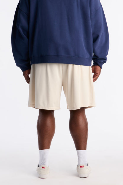 Easy Flow Pleated Short - Cream