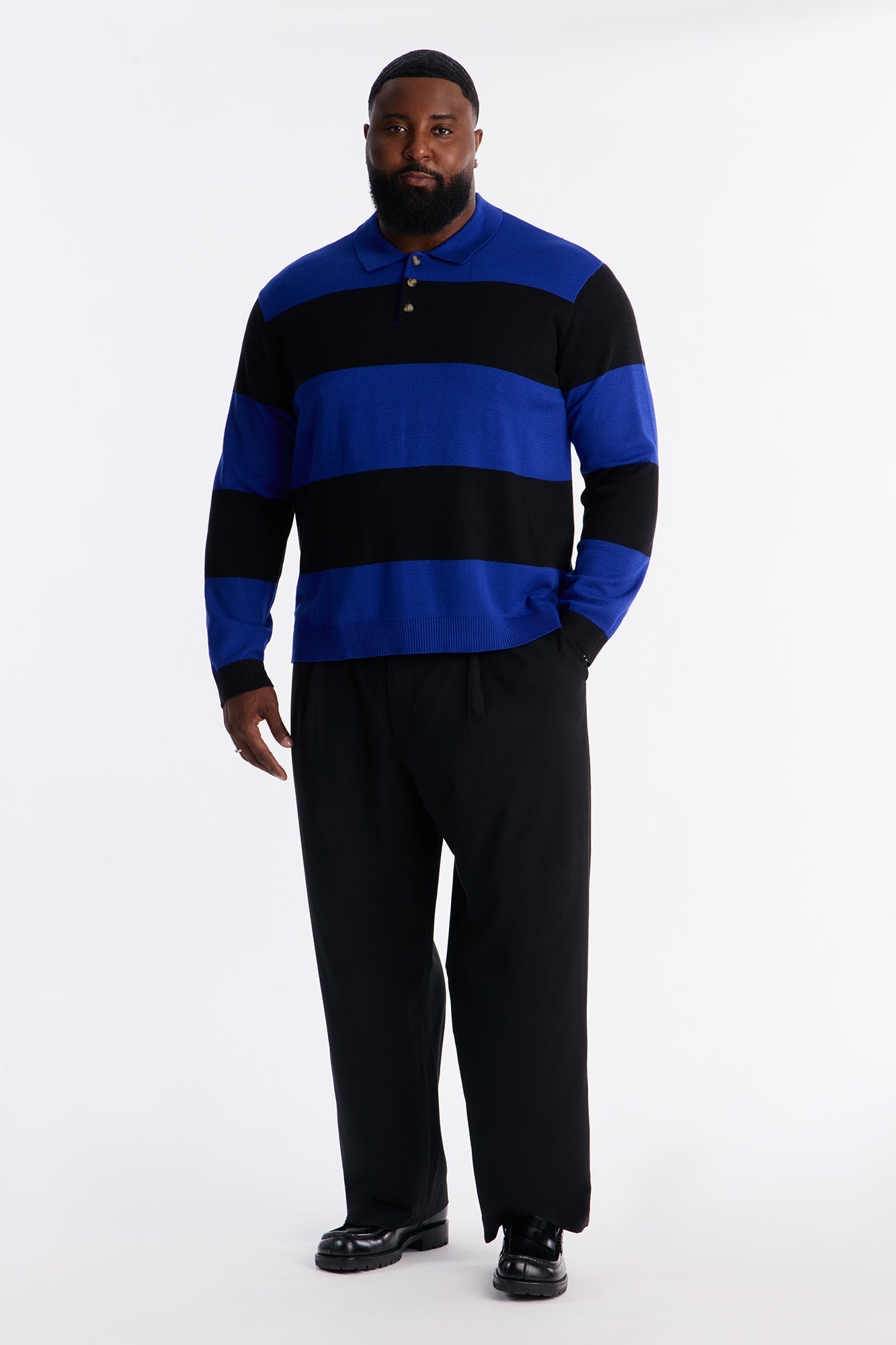 The Sam Polo Sweater - Black/combo