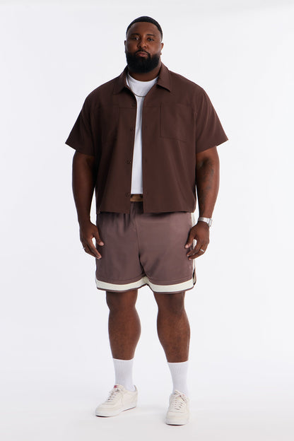 Astoria Creed Boxing Short - Brown/combo