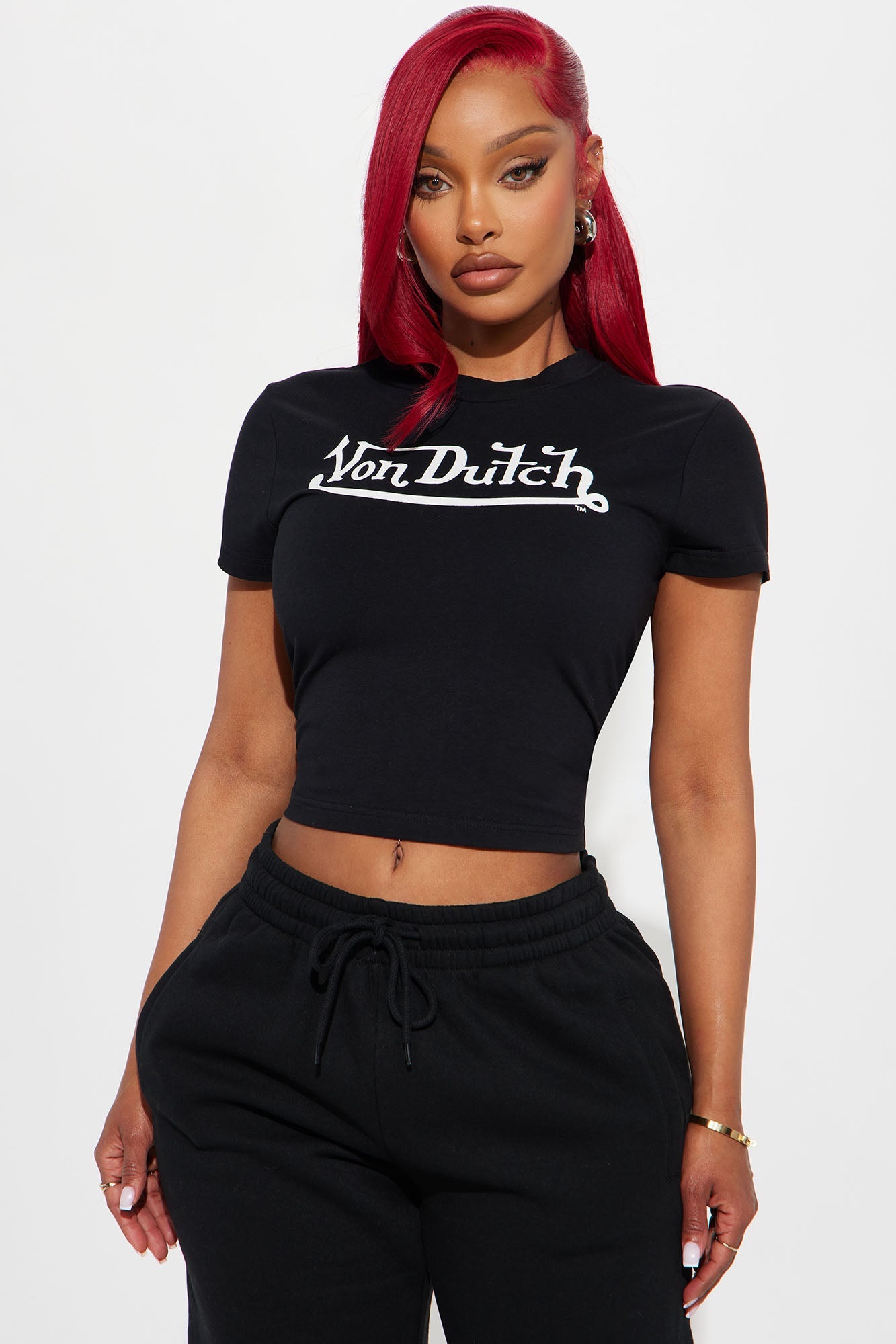 Von Dutch OG Baby Tee - Black/White