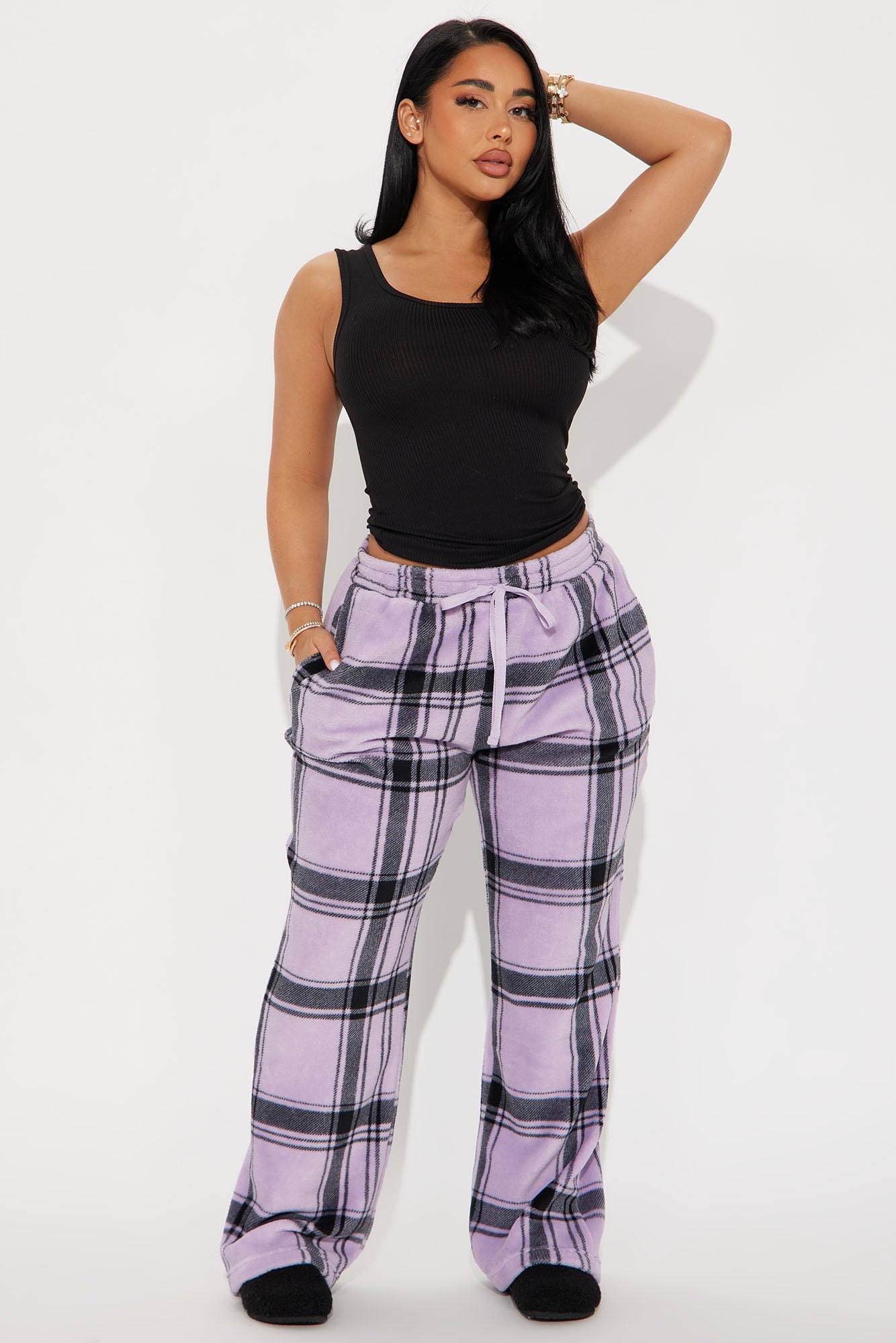 Relax And Chill Plush PJ Pant - Lavender