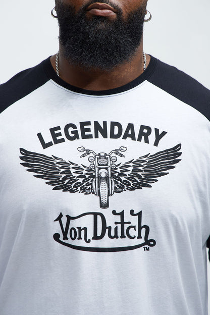 Von Dutch Legendary Tee - White/Black
