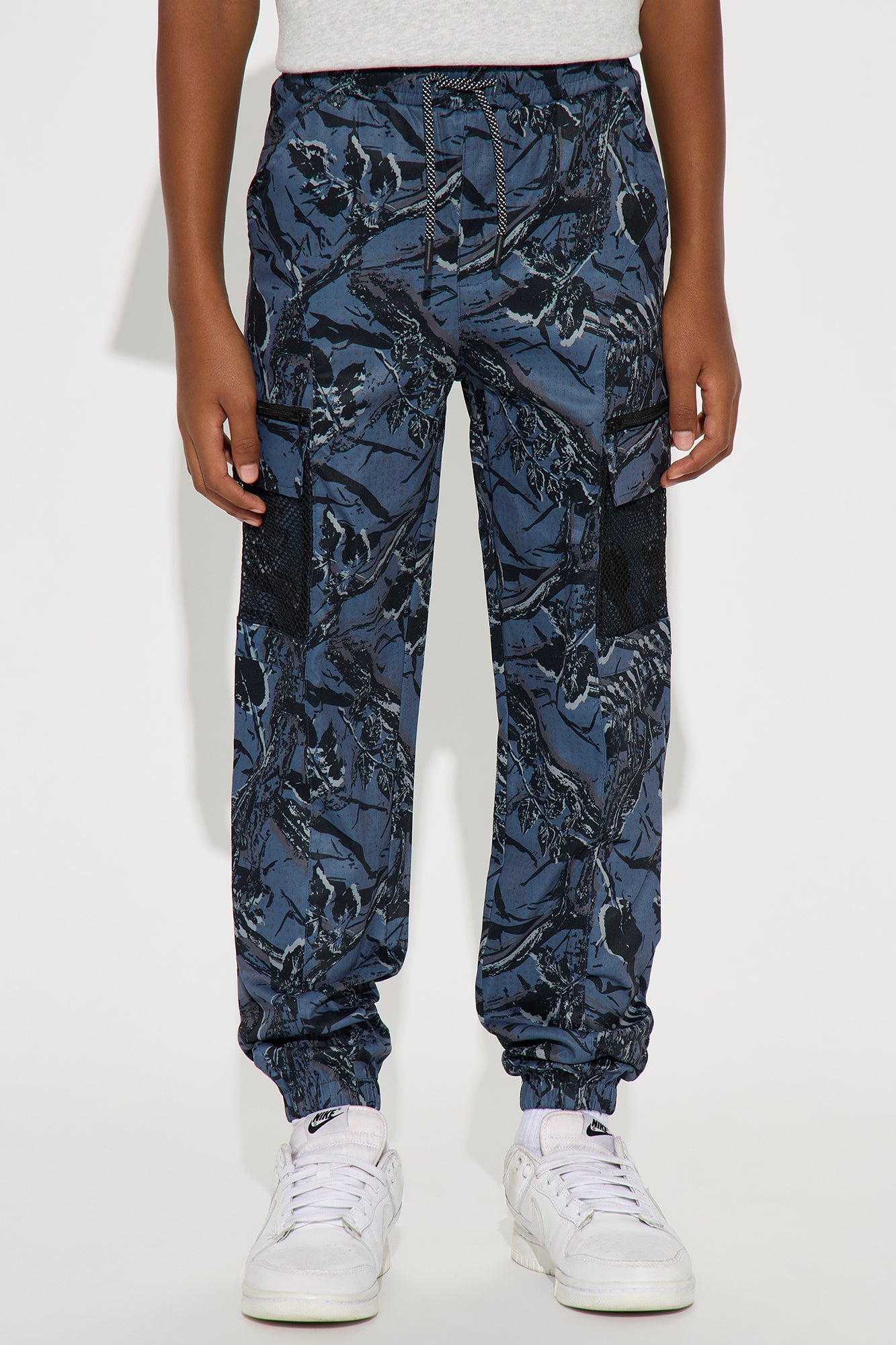 Mini Into The Wilderness Cargo Jogger Pants - Grey/combo