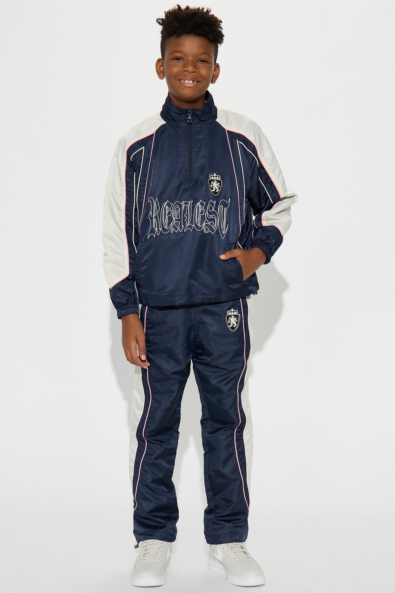 Mini Realest Flow Anorak Jacket - Navy/combo