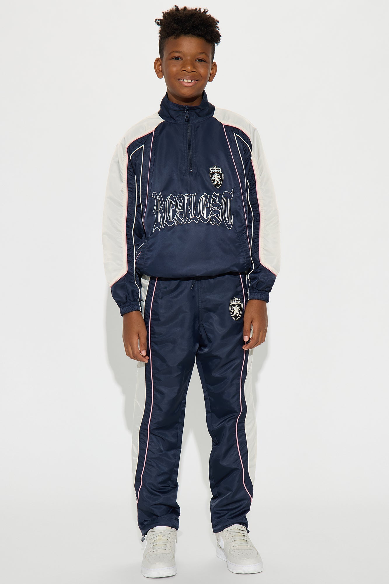 Mini Straight Realest Flow Nylon Pant - Navy/combo