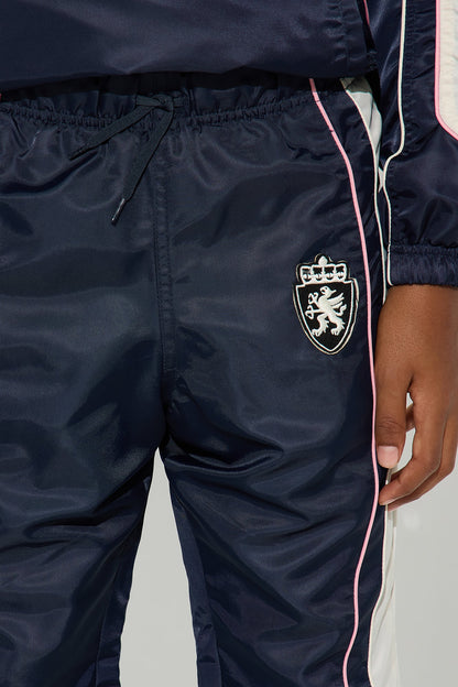 Mini Straight Realest Flow Nylon Pant - Navy/combo
