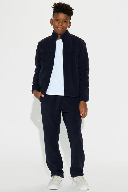 Mini Core Microfleece Pants - Navy