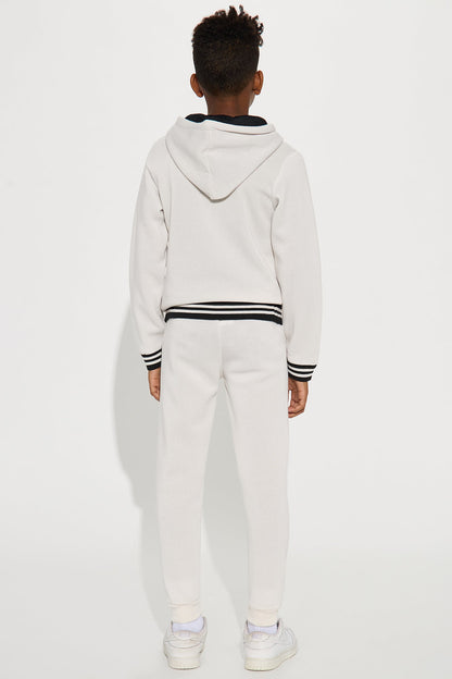 Mini Money Maker Hoodie and Jogger Pant Set - Sand