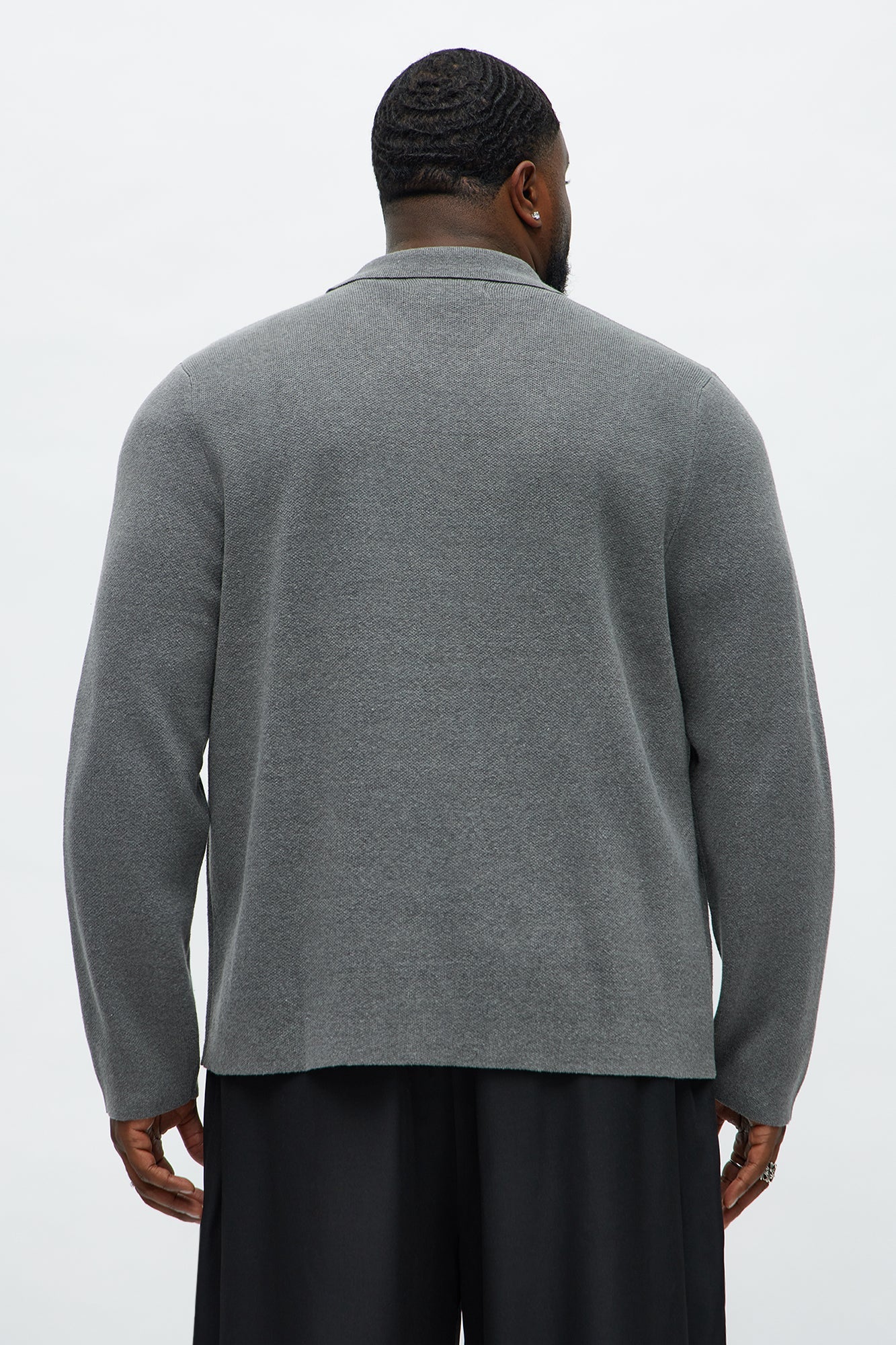 Daily Cardigan Sweater - Heather Grey