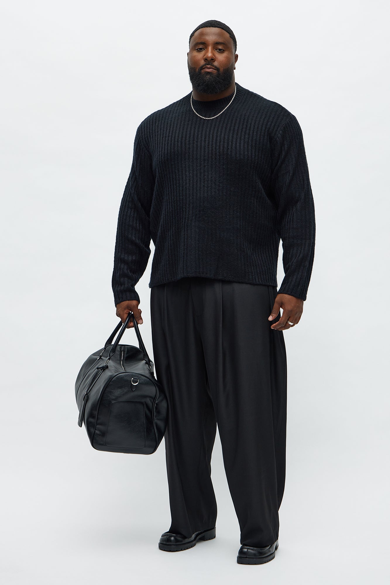 On My Way Crew Neck Sweater - Black