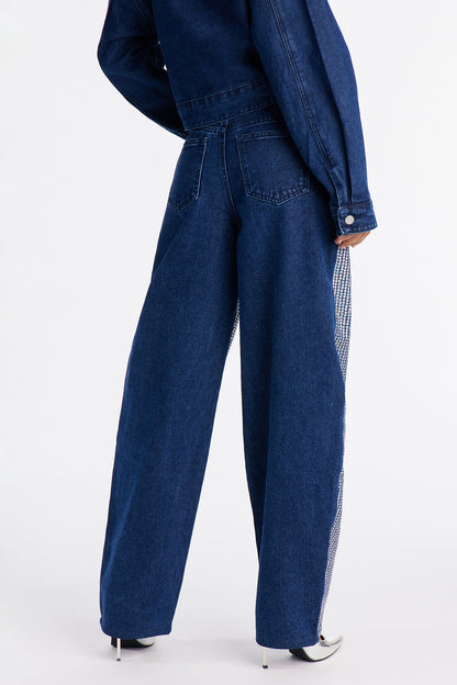 Dazzling Dream Straight Leg Jeans - Dark Wash
