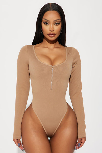Celine Seamless Bodysuit - Taupe