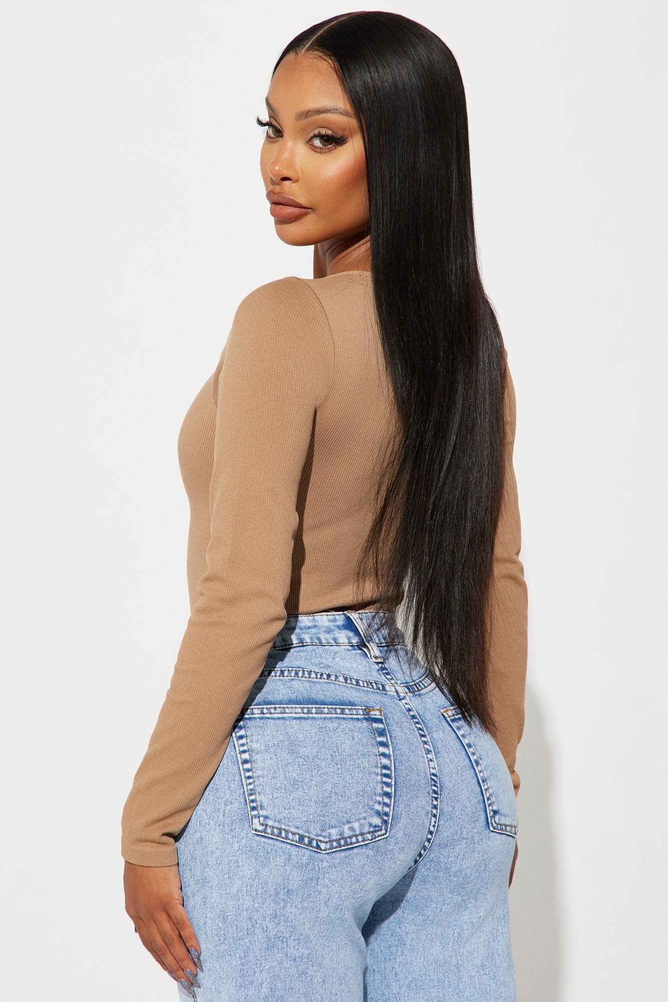 Celine Seamless Bodysuit - Taupe