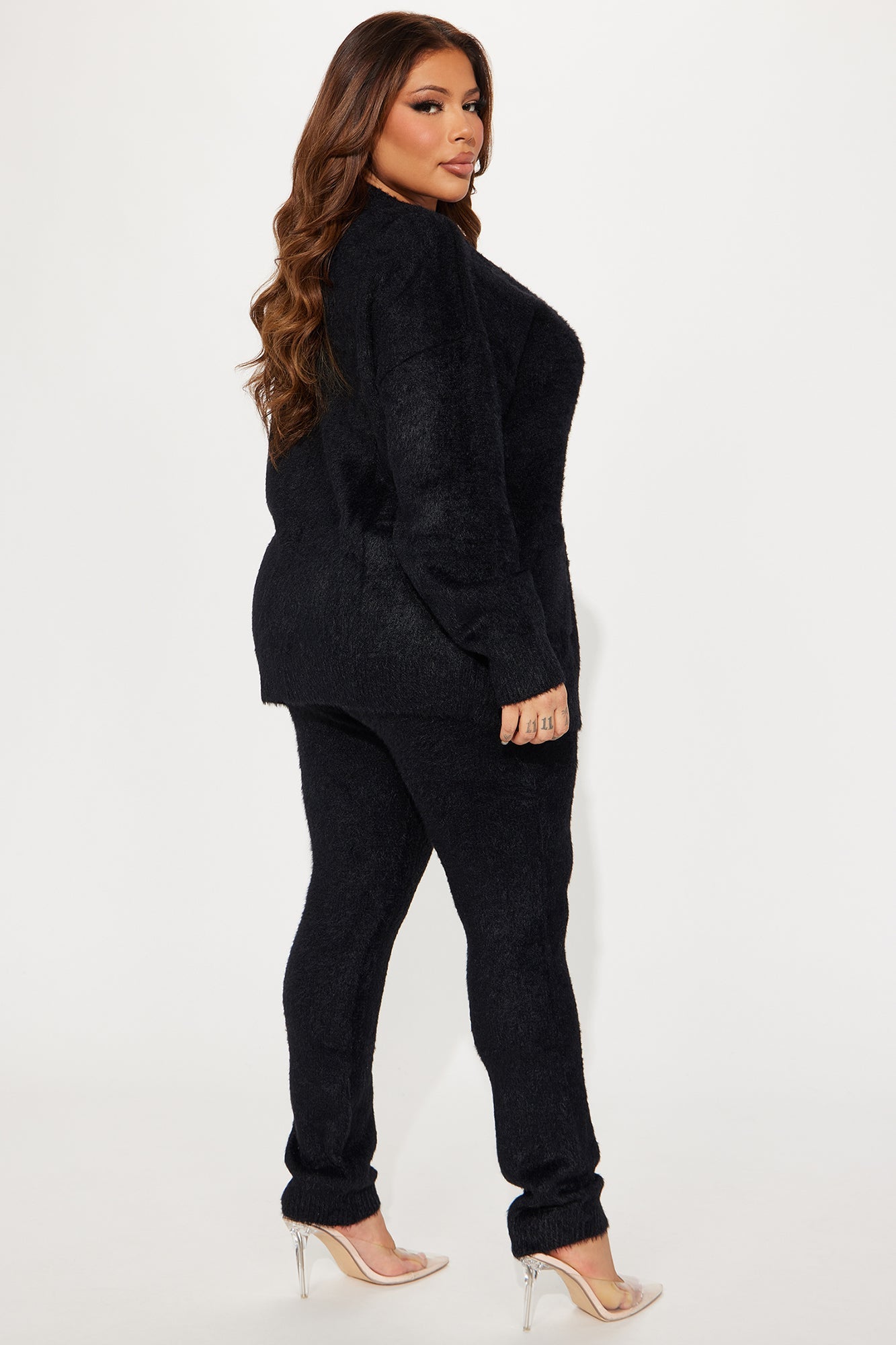 Lola Sweater Legging Set - Black