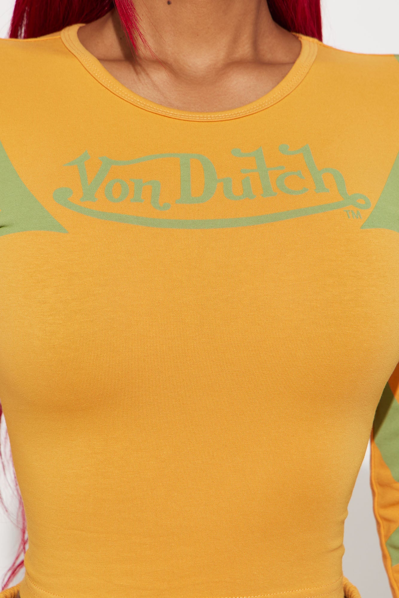 Von Dutch Trendy Baby Tee - Orange/combo