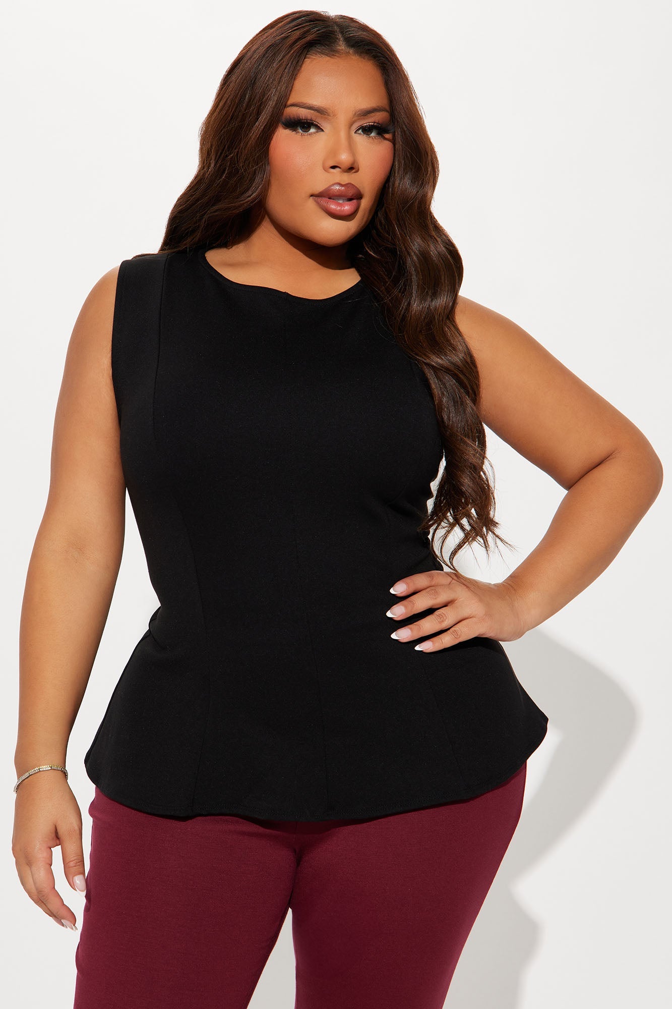 Classic Vibe High Neck Top - Black