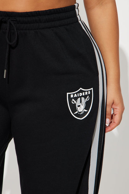Raiders Second Half Come-Back Wide Leg Pant - Black