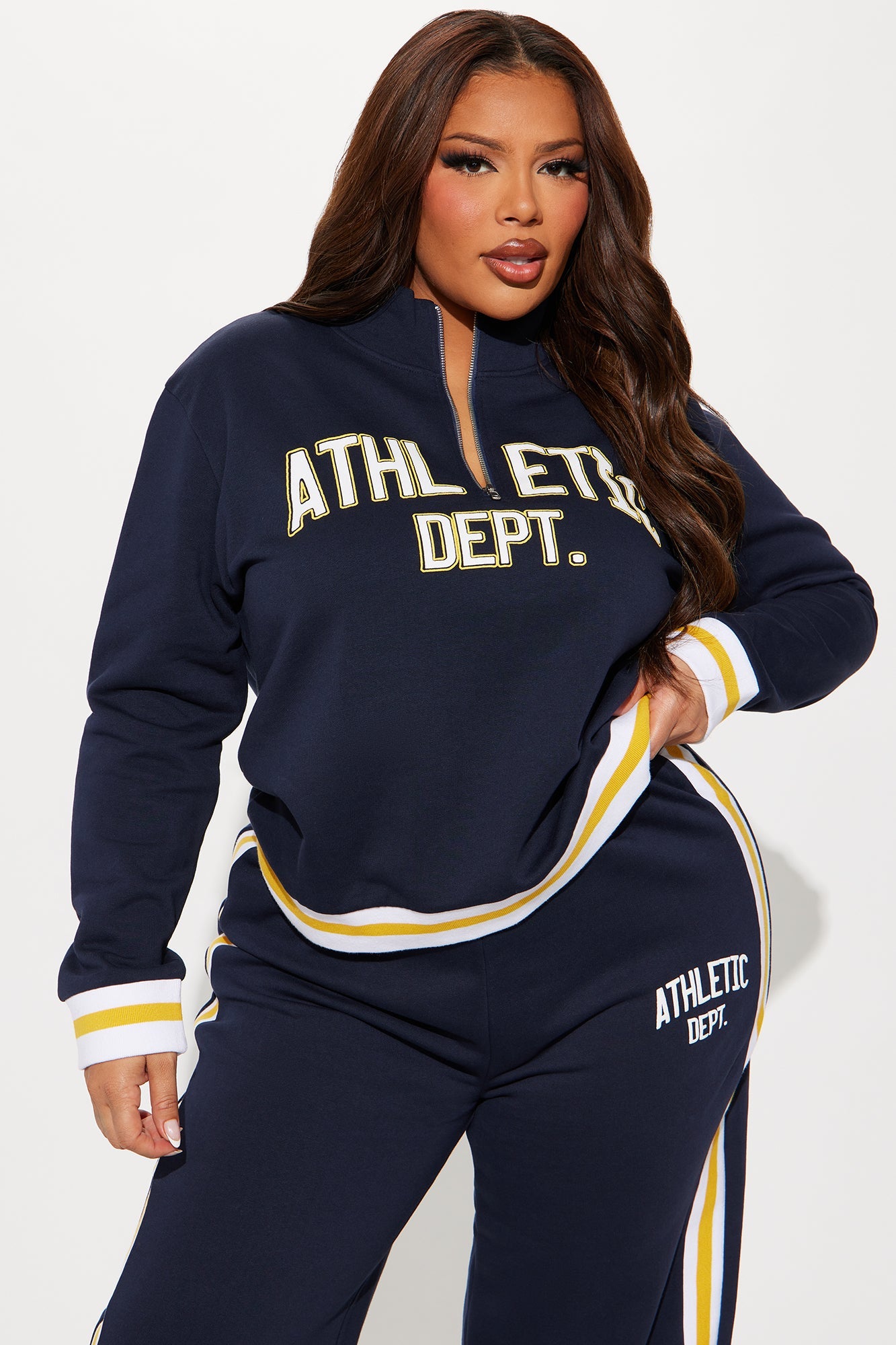 Athletic Dept. Fleece Pant Set - Navy