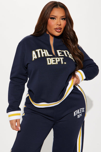 Athletic Dept. Fleece Pant Set - Navy