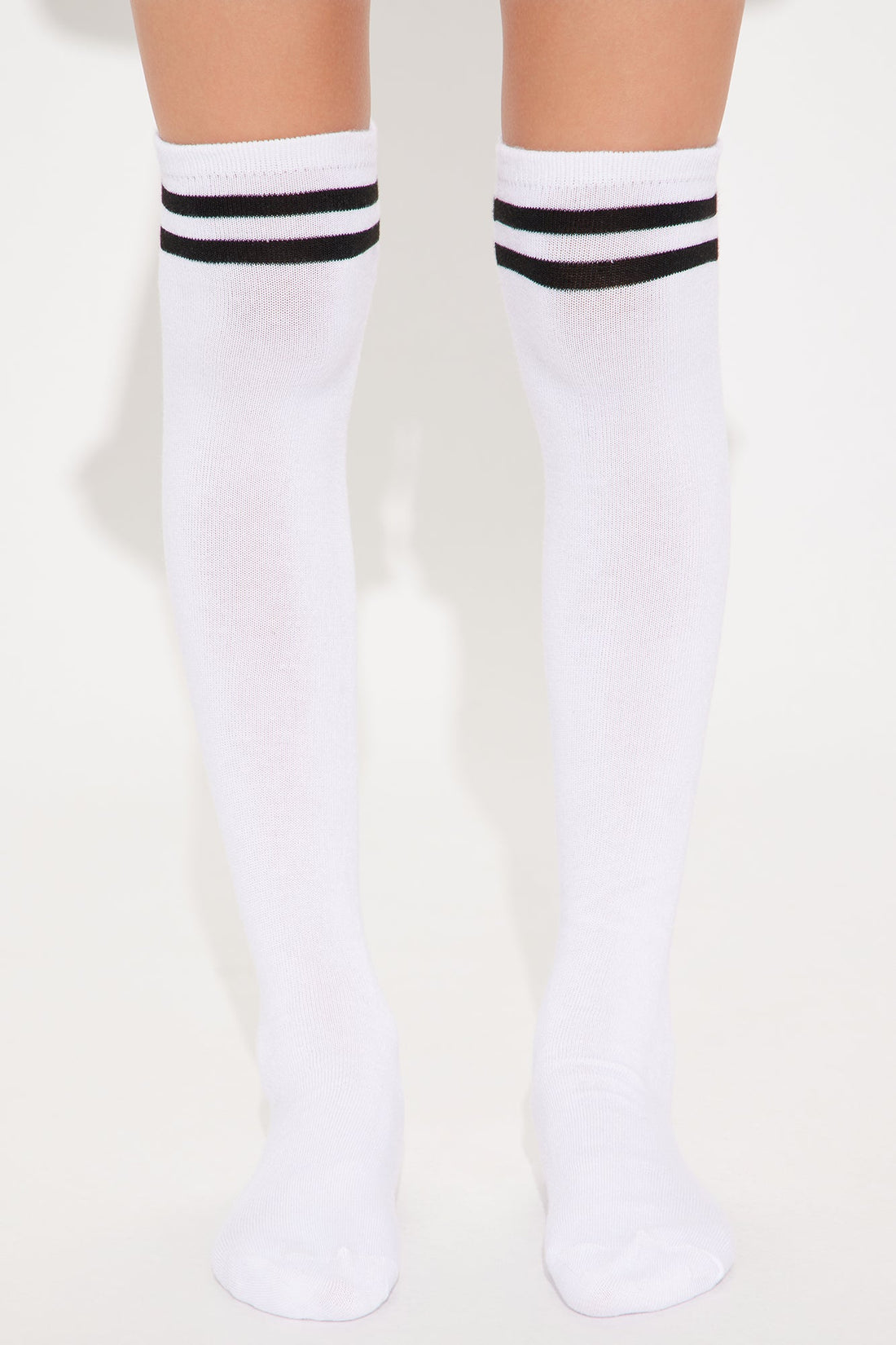 Mini Bring It Over The Knee Socks - White