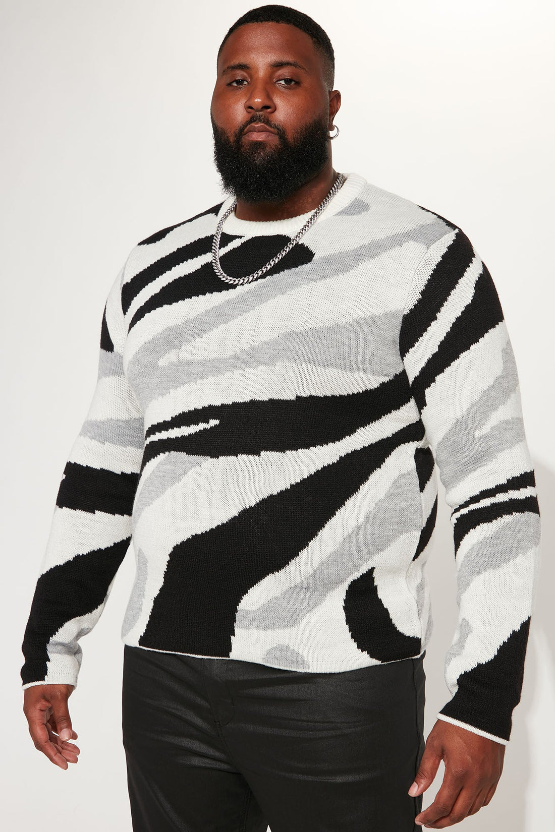 Set The Vibe Sweater - White