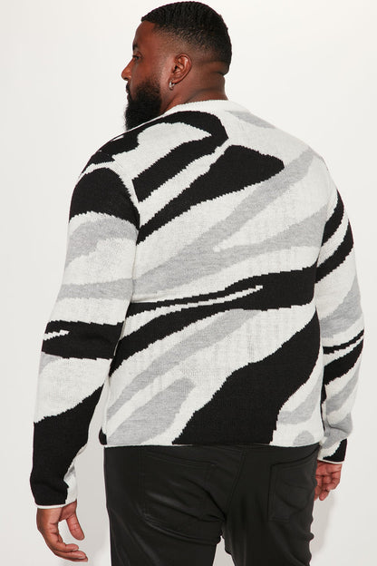 Set The Vibe Sweater - White