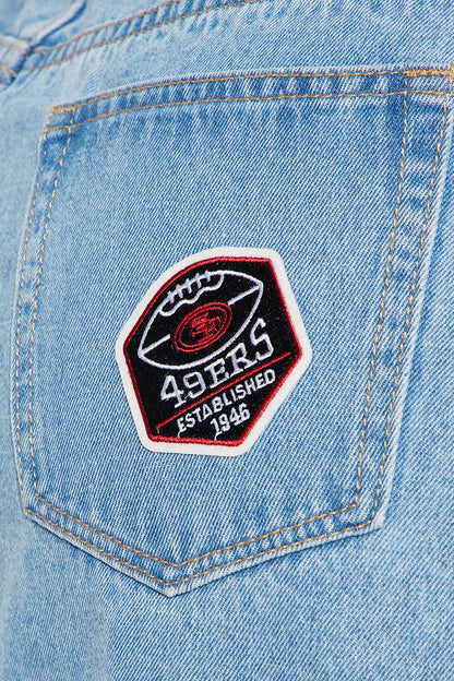 NFL 49ers Denim Mini Skirt - Denim