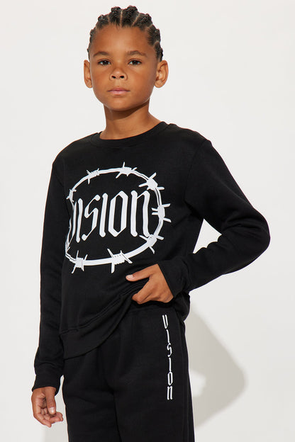 Mini Vision Jogger Pant Set - Black