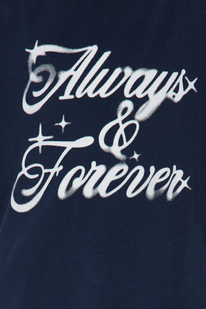 Mini Always &amp; Forever Pant Set - Navy/combo