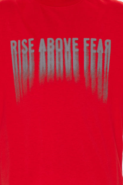 Mini Rise Above Jogger Pant Set - Red/combo