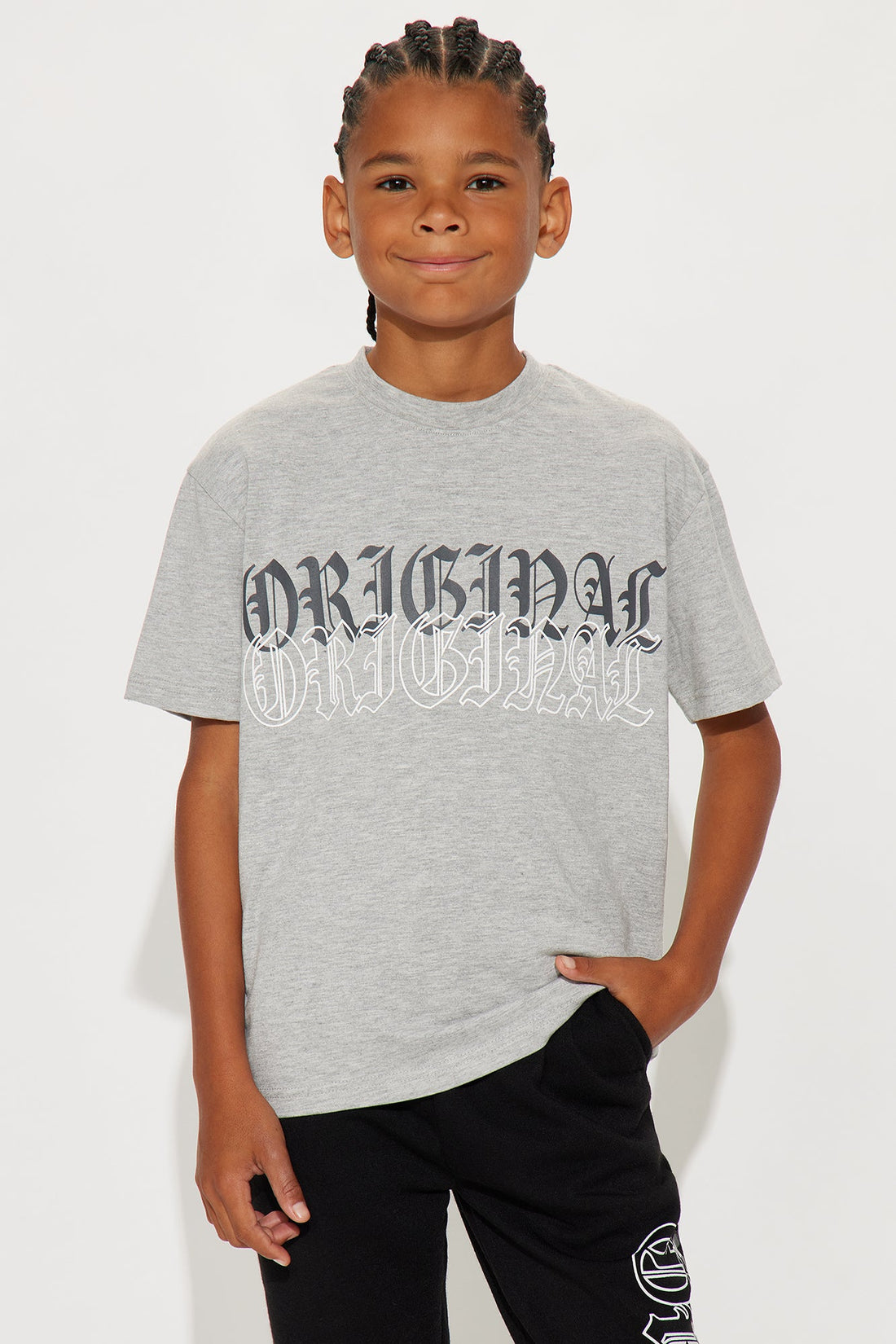 Mini Stay Original Pant Set - Grey/combo