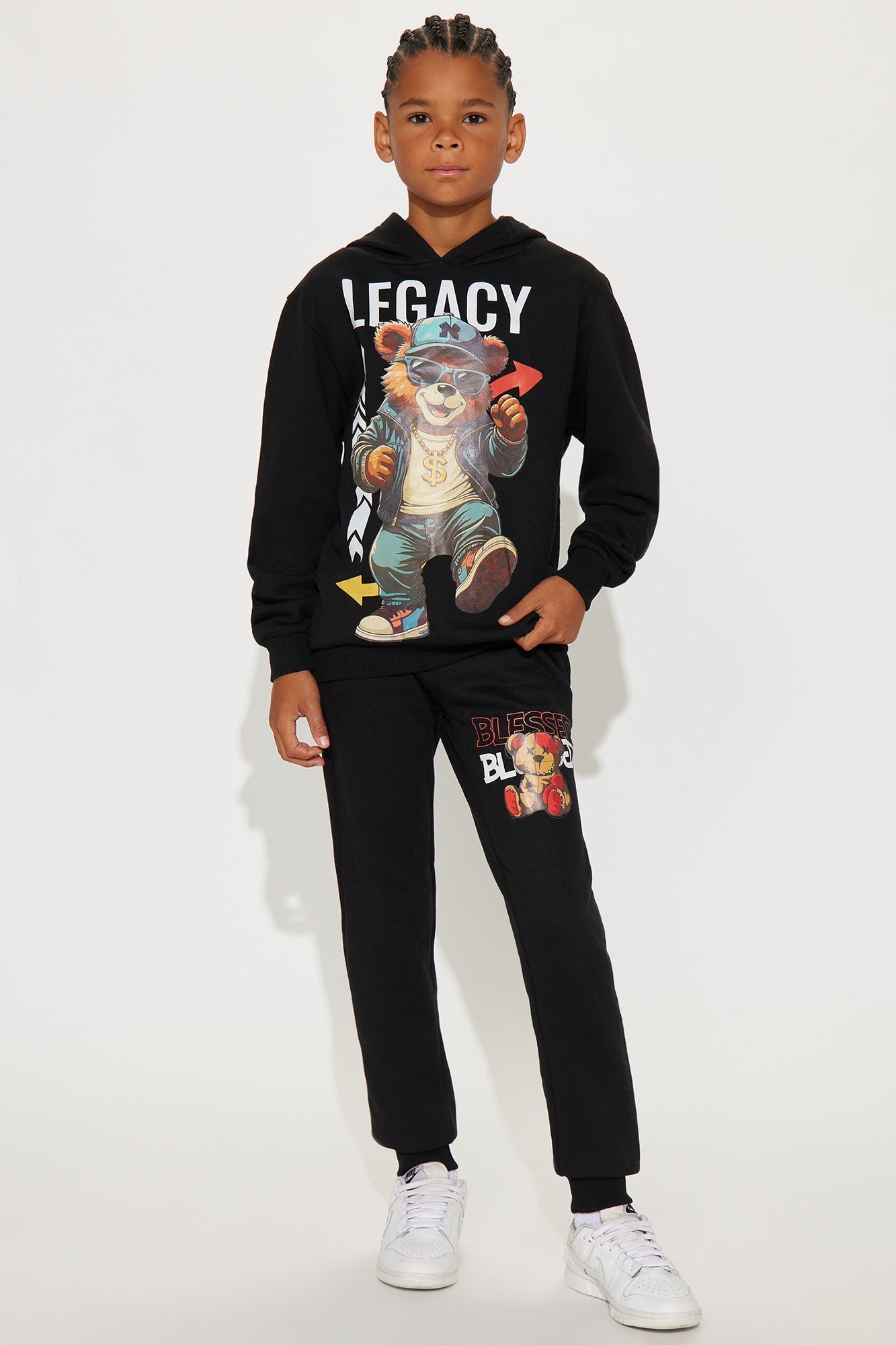 Mini My Legacy Jogger Pant Set - Black