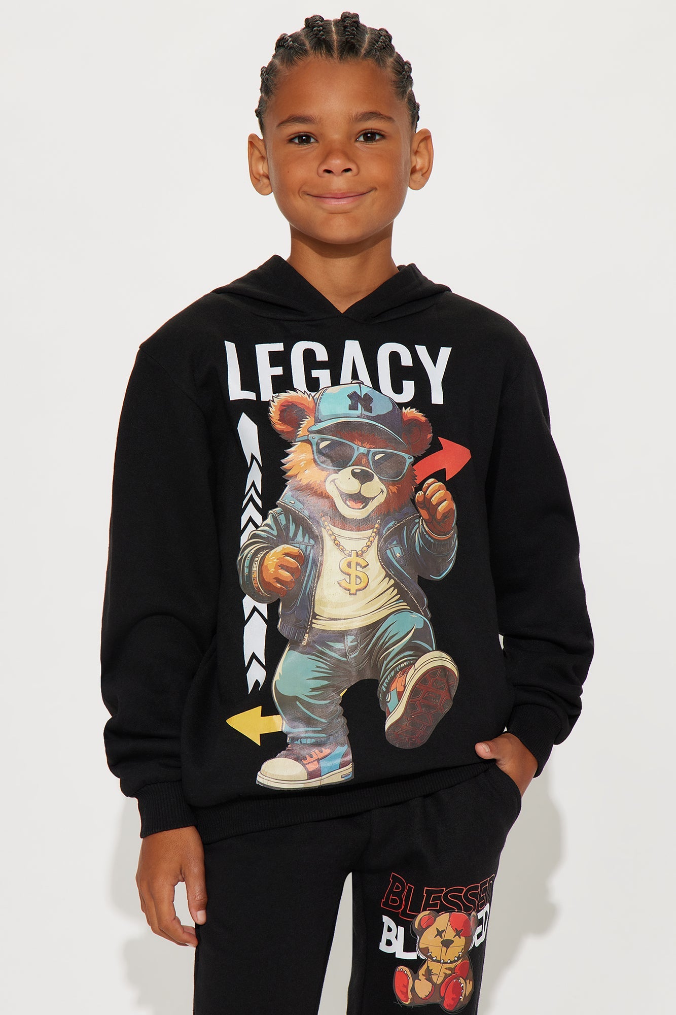Mini My Legacy Jogger Pant Set - Black