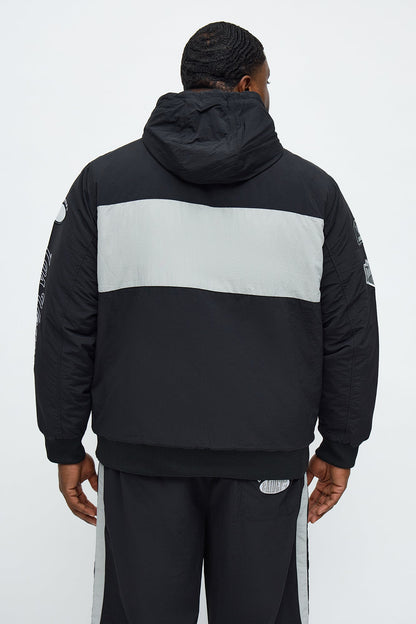 Las Vegas Raiders Carbon Windbreaker Jacket - Black/combo