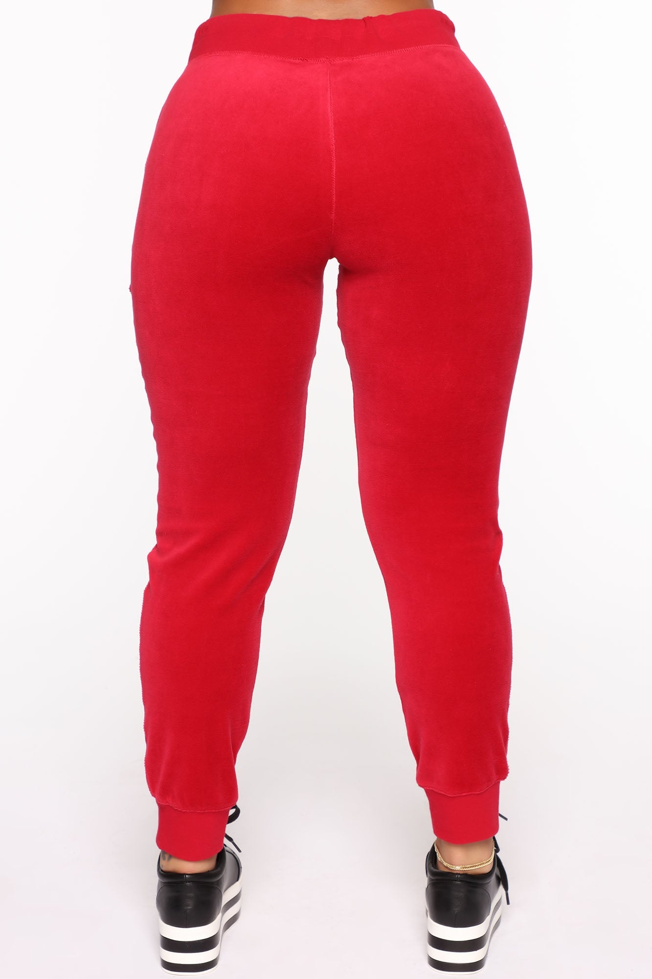 The Original Trendsetter Velour Set - Red