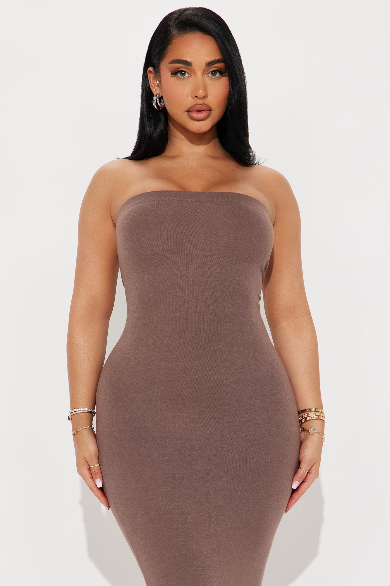 Weekend 2 Piece Maxi Dress Set - Mocha