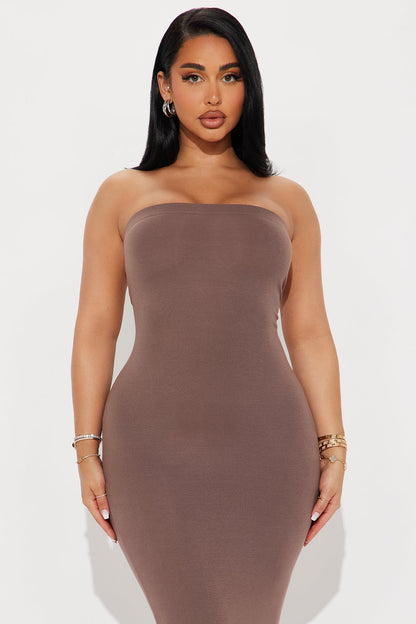 Weekend 2 Piece Maxi Dress Set - Mocha
