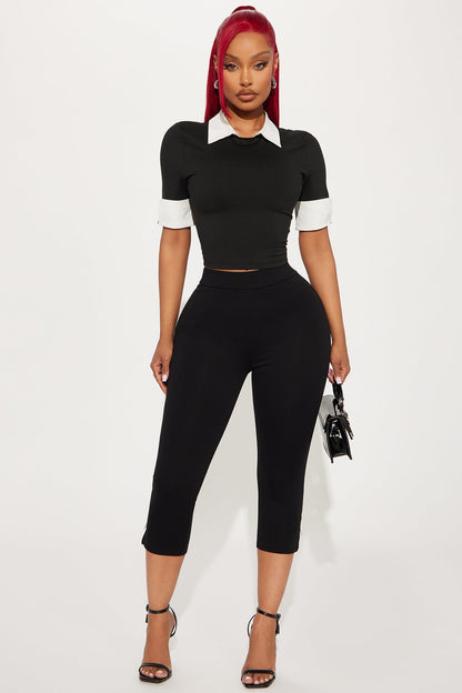 Office Cutie Top - Black