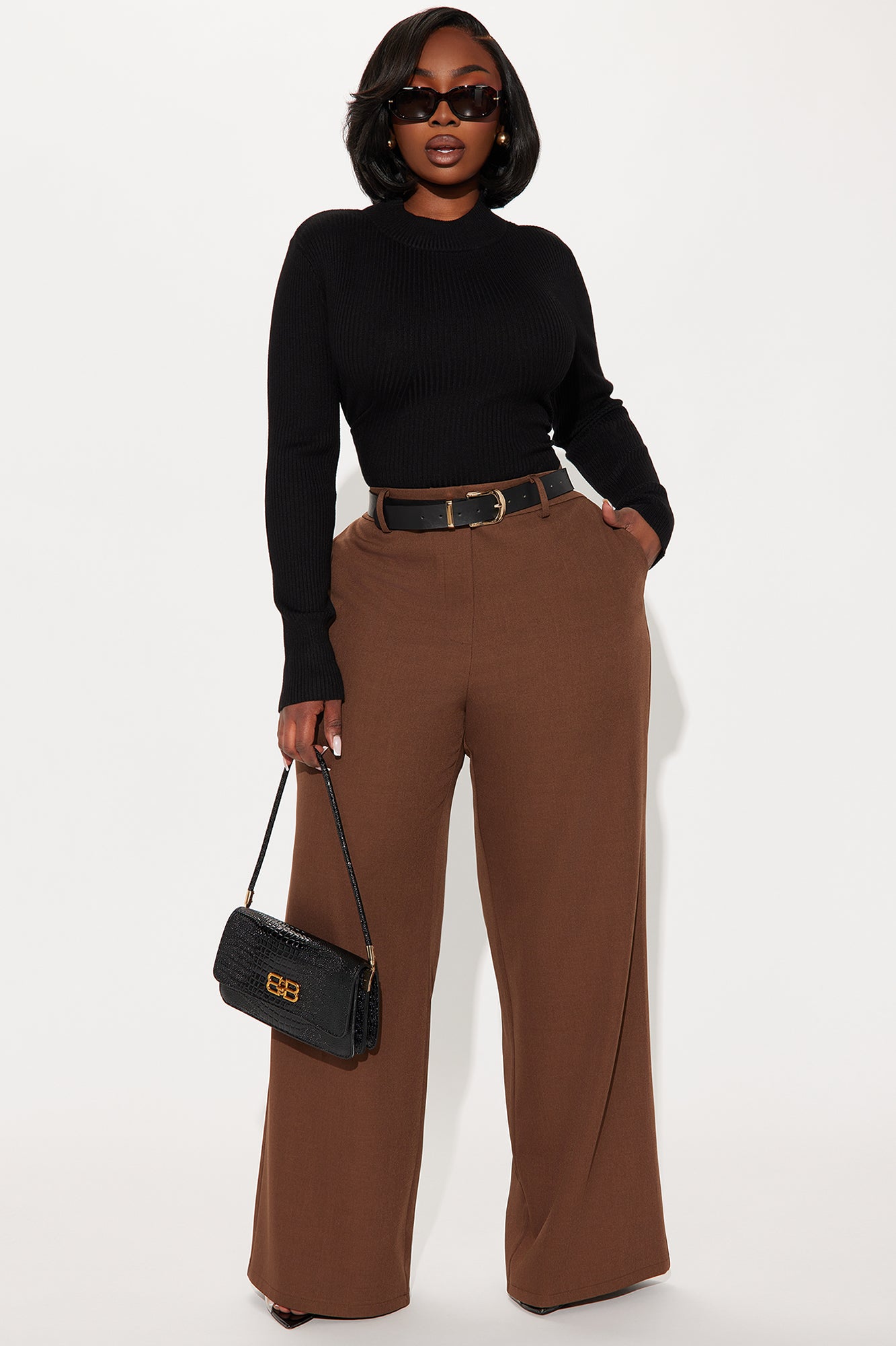 Make No Mistake Trouser - Chocolate