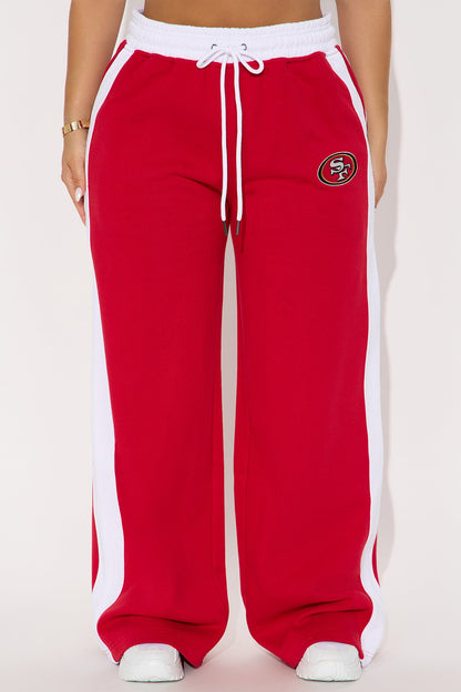 NFL 49ers Fleece Sweatpants - Red