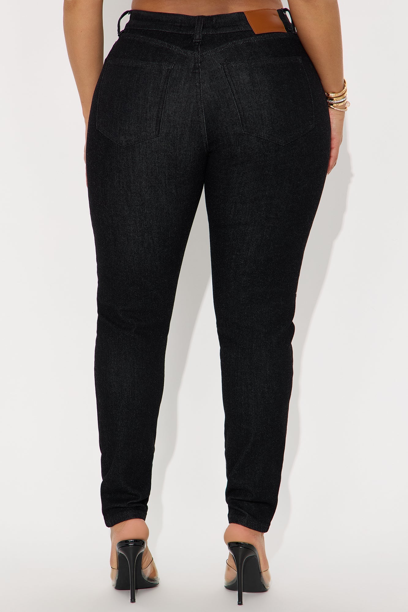 Made For Me Mid Rise Skinny Jeans - Black Wash