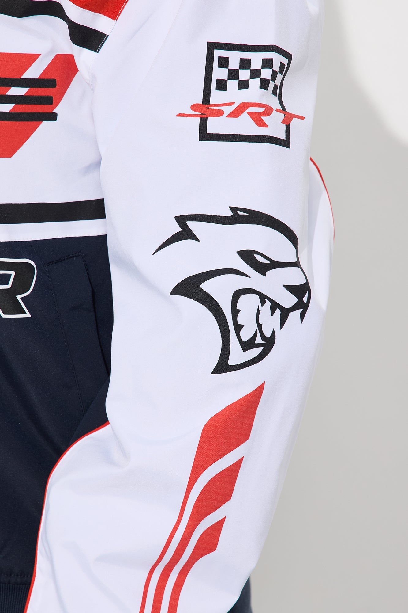 Dodge Vintage Racing Jacket - Black/Red