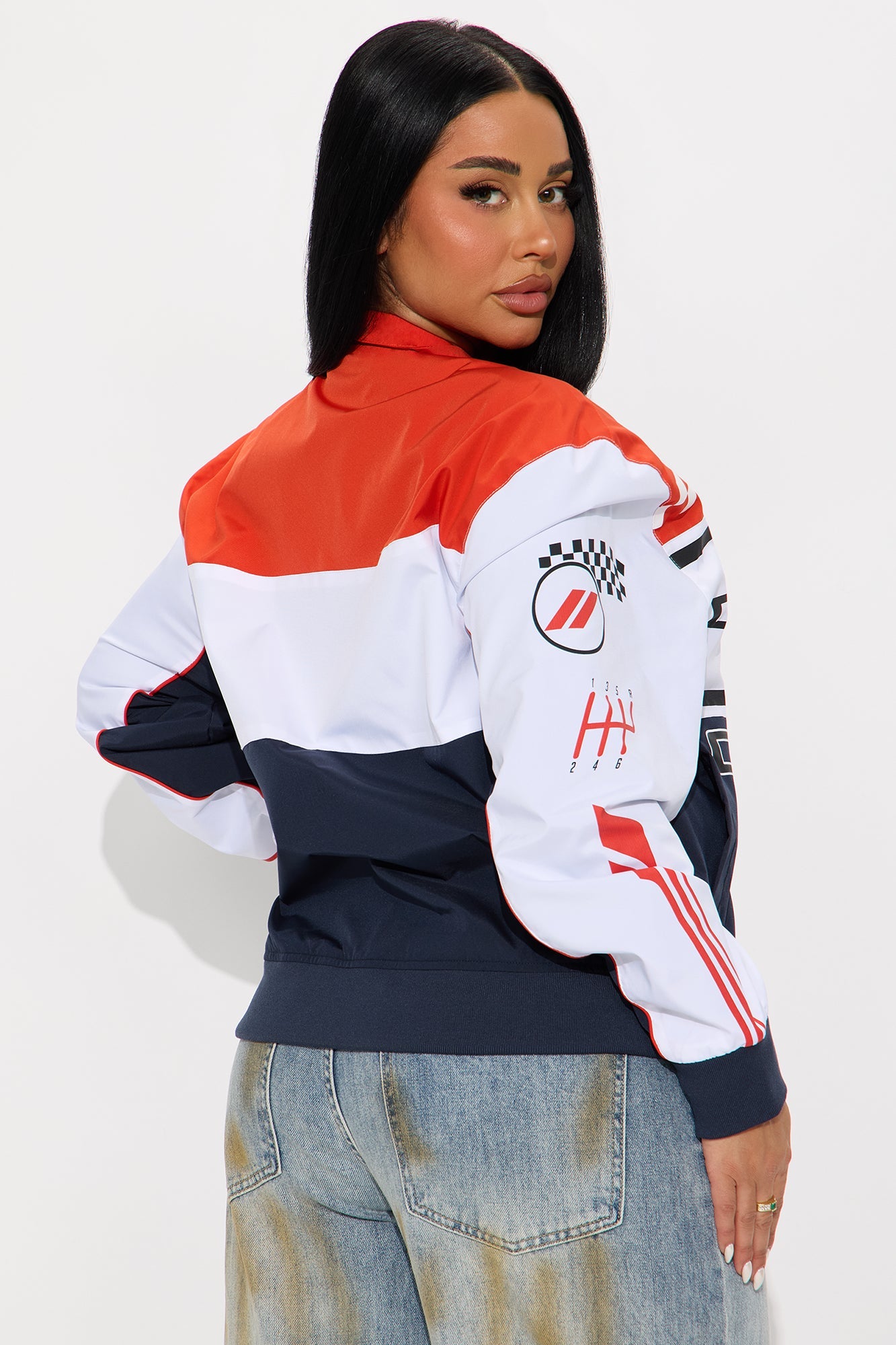 Dodge Vintage Racing Jacket - Black/Red