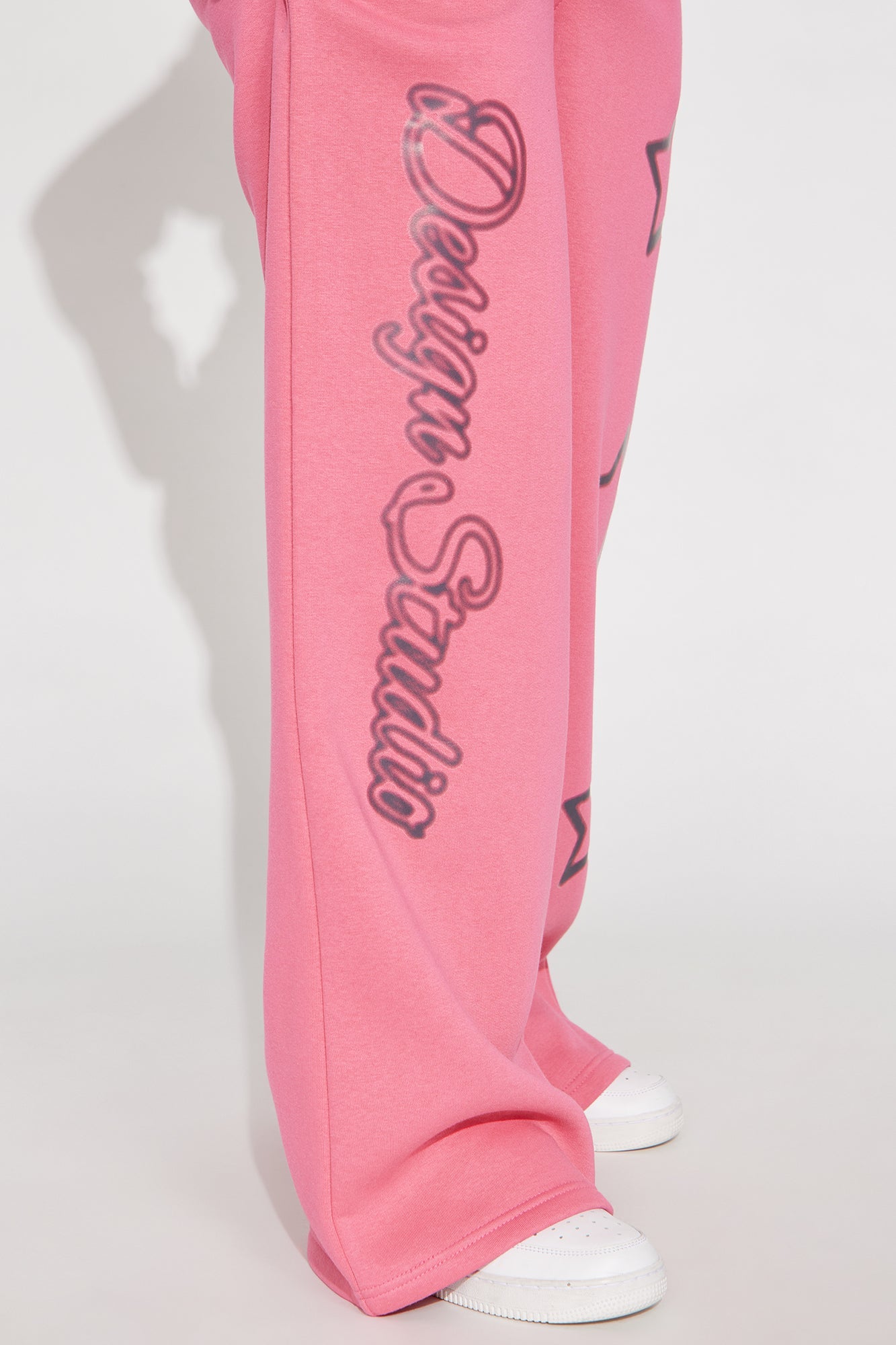 Star Design Studio Fleece Pant Set - Pink