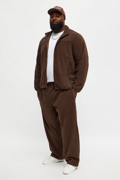 Core Microfleece Pants - Brown