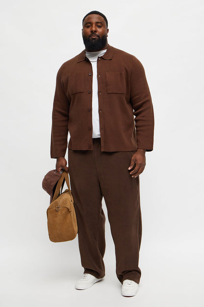 Daily Cardigan Sweater - Brown